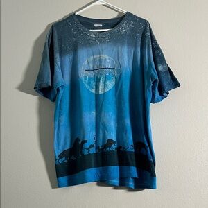 Disney Blue Lion King Short Sleeve Tee